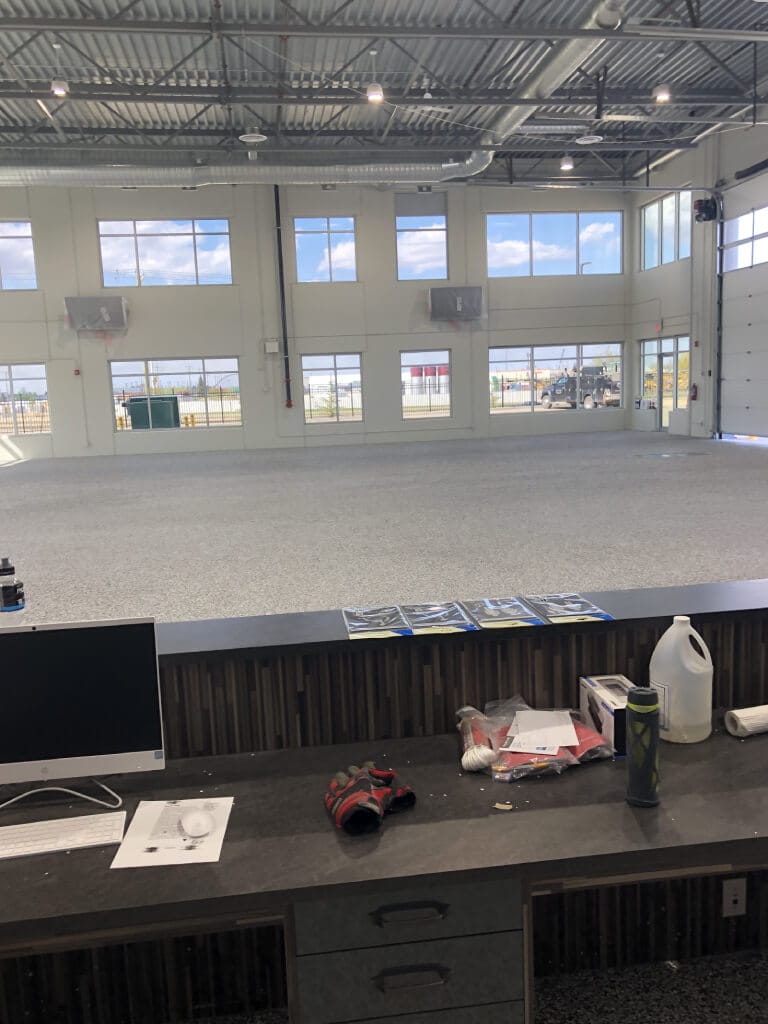 Job33 Polyaspartic Chips After