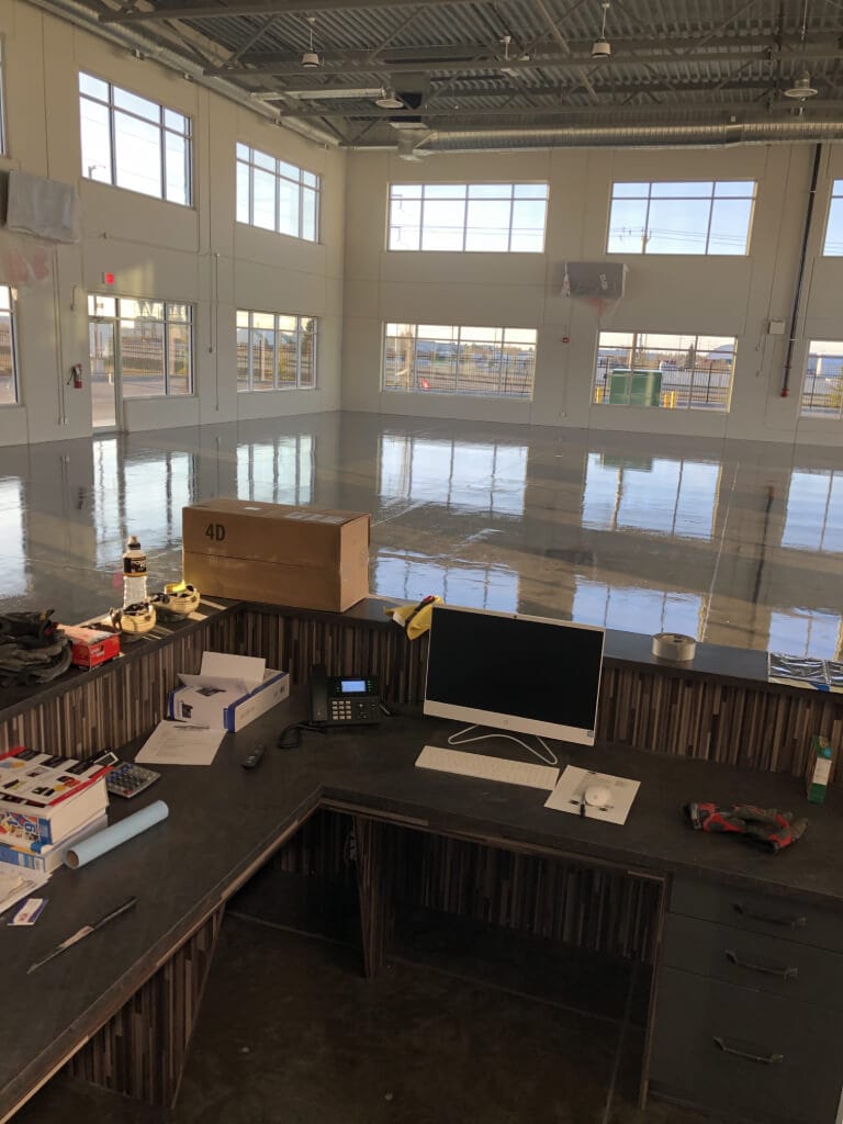 Job33 Polyaspartic Chips Prep