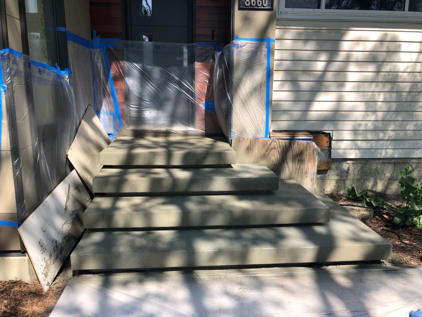 Job37 4 Repair Stairs 2 Pooring Concrete