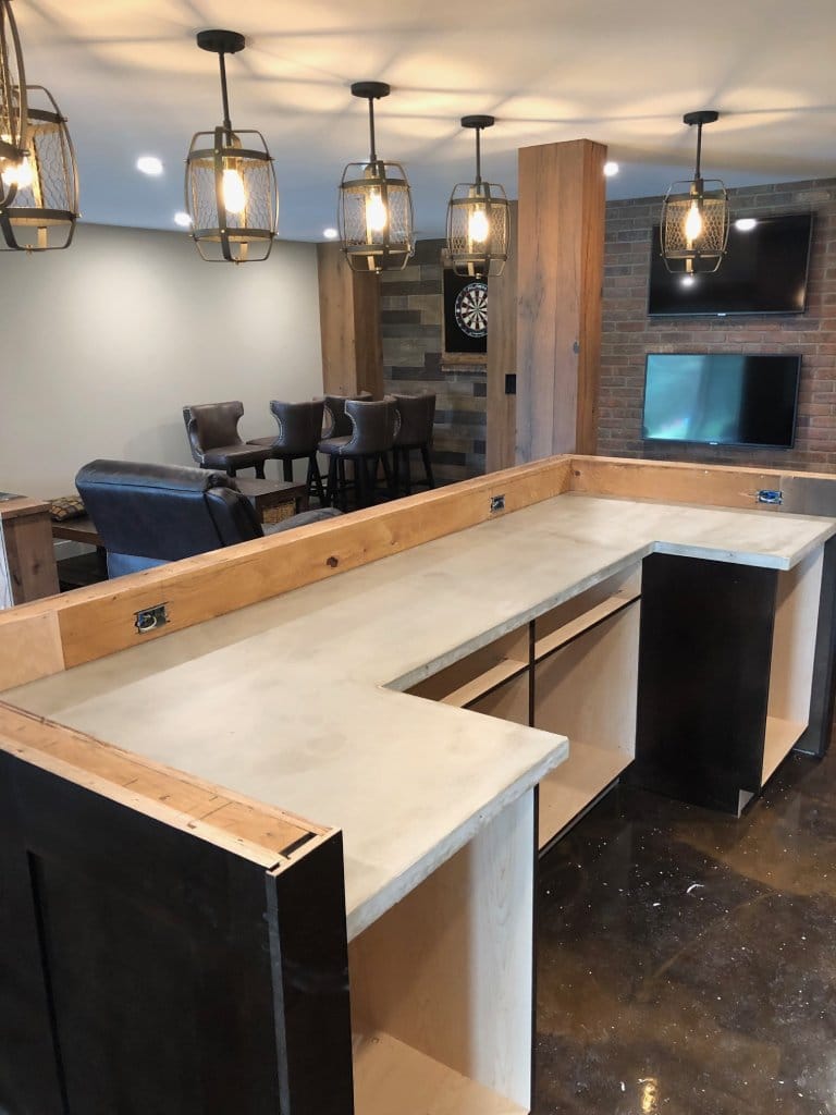 Concrete countertop