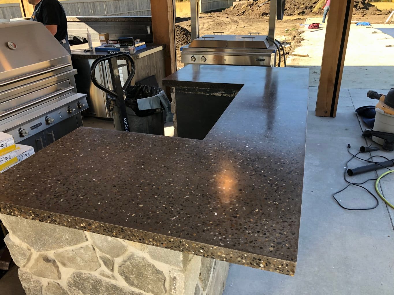Concrete countertop