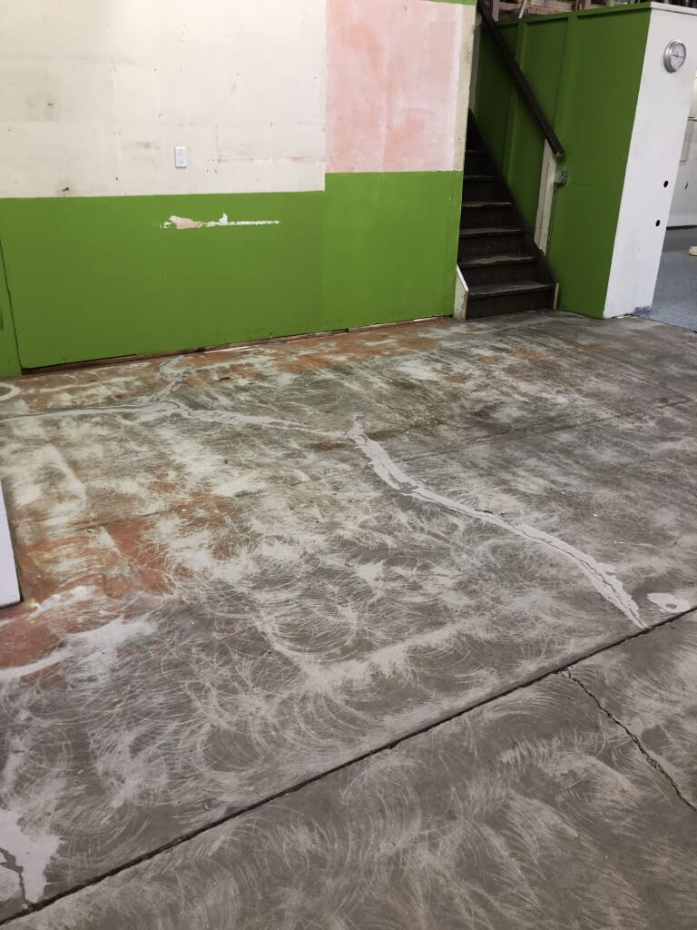 Job44 1 Acid Stain Floor Before