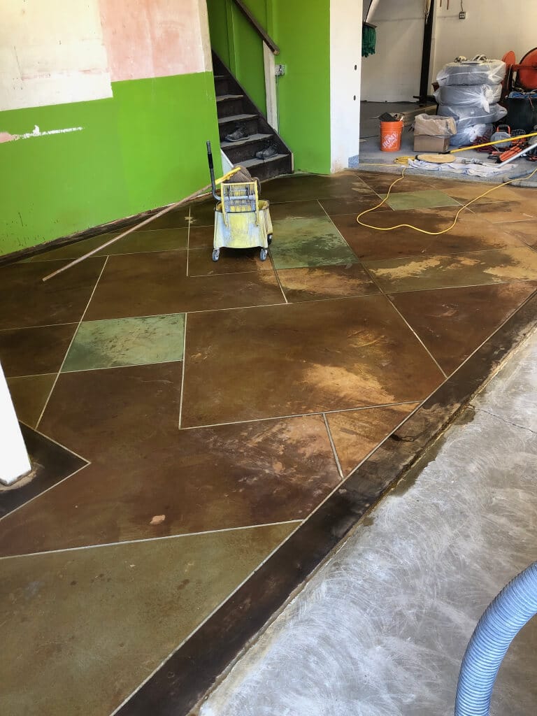 Job44 5 Acid Stain Floor Prep 4