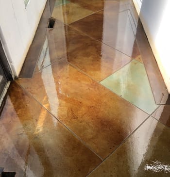 Floor protection services and refinish