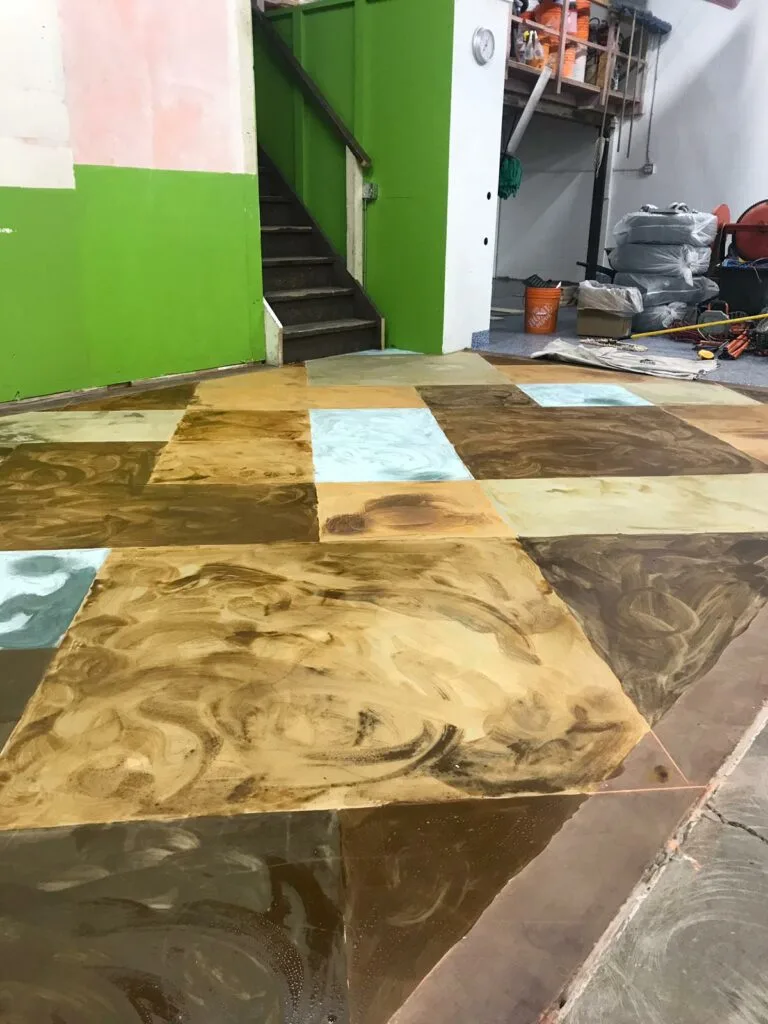 concrete staining